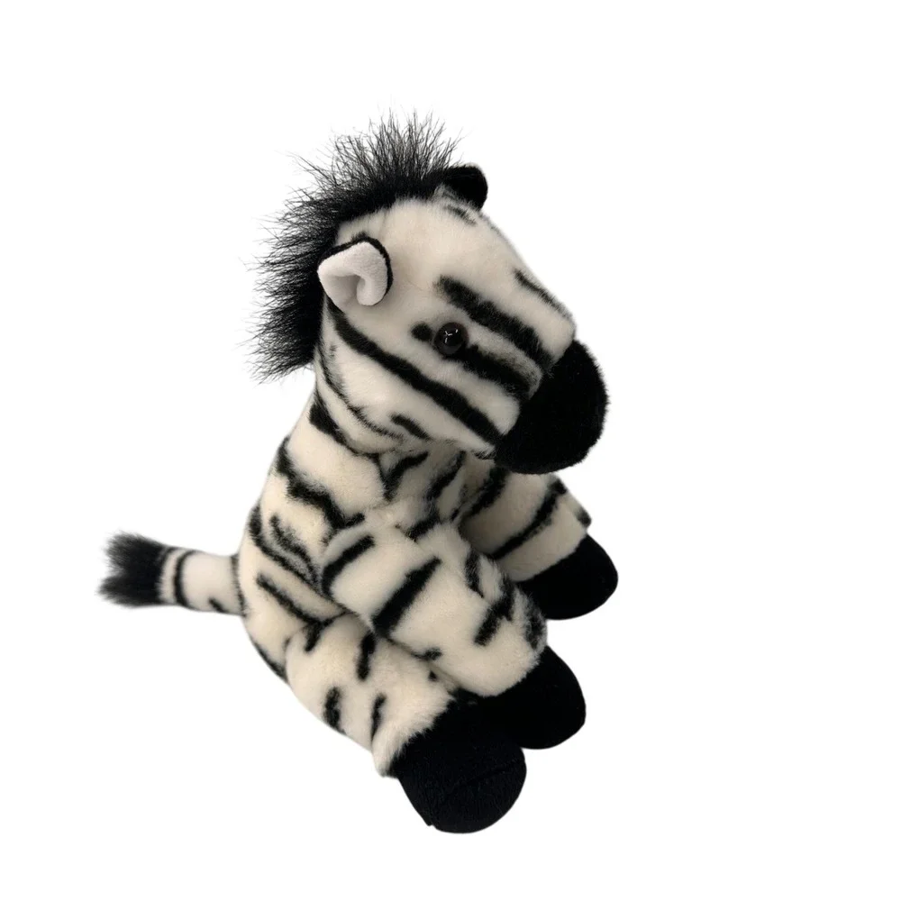 Aurora Zebra Plush Stuffed Animal Safari Lovey 11 Inch Black White Kids Toy 034